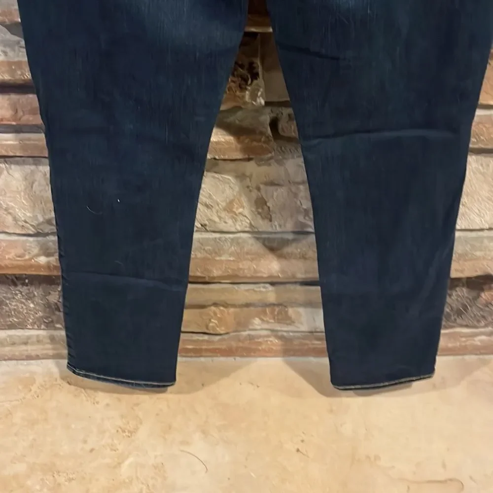 American Eagle Dark Wash Straight Leg Stretch Denim Jeans